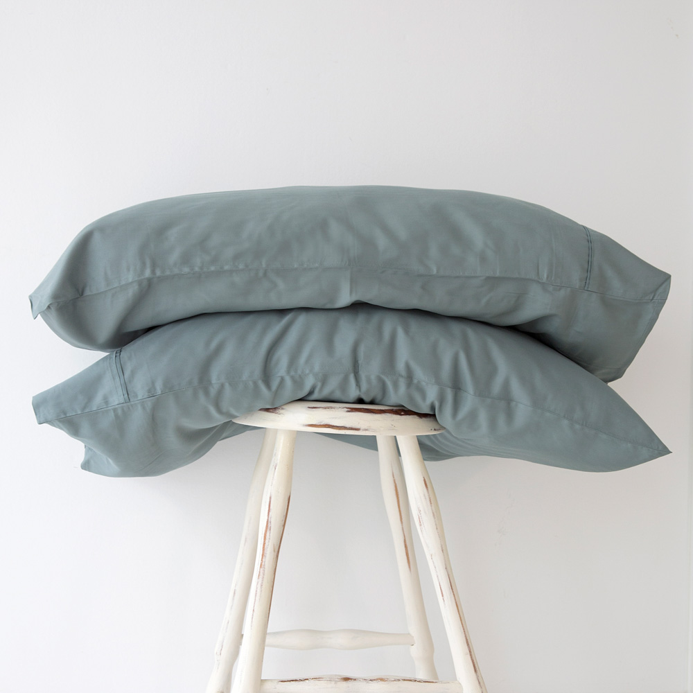 Teal Bamboo Pillowcase 1